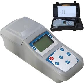 مجموعة أدوات قياس التعكر الرقمية المحمولة، مقياس التعكر المحمول مع شاشة LED بإضاءة خلفية، نطاق قياس 0-200 NTU، يتضمن حقيبة حمل لاختبار جودة المياه - ZD-10A in Kuwait