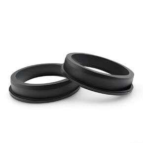 2 Pack 3" Drill Hole, 2-1/2" ID Black Silicone Top Hat Rubber Grommets for Automotive, Firewall, Wiring - Waterproof, High Temp Resistant, Easy Install in Kuwait