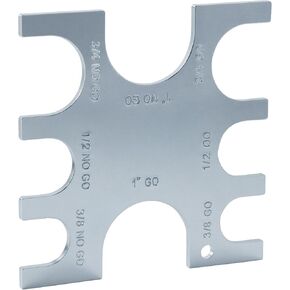 23080 PEX Crimp Tool Go/No-Go Gauge,PEX Crimp Ring Gauge for 3/8", 1/2", 3/4" &1"Crimp Rings,3/8 Inch Plumbing Fittings in Kuwait