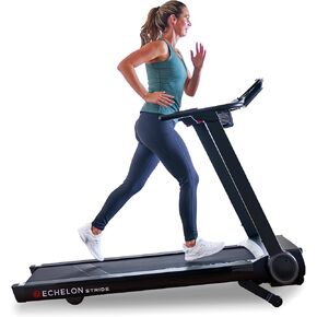 Echelon Stride Treadmill , Smart Foldable, 300 Lb Capacity, Motorized Incline, Comfortable Air Cushioning Deck , Elevate Home Workouts, Easy Storage, USB Charging Port + 30-Day Free Membership in Kuwait