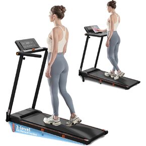 Walking Pad Treadmill with Incline, 3 in 1 Under Desk Portable Folding Treadmill for Home/Office,3.0HP Small Walking Pad with Removable Desk Workstation & Handle 300 Lbs Capacity, 0.6-8.0MPH in Saudi Arabia