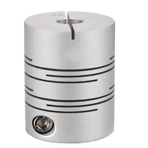 سبائك الألومنيوم خط متوازي اقتران D25L25 5/6/6.35/8/9.52/10/11/12 مللي متر لقط الأخدود اقتران اقتران مرن (5x11) in Kuwait