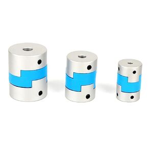 1 قطعة سبائك الألومنيوم الصليب المنزلق اقتران D25L28 تعديل غريب الأطوار المسمار المحرك لقط زاوية كبيرة عبر نوع اقتران (8x9.5) in Kuwait