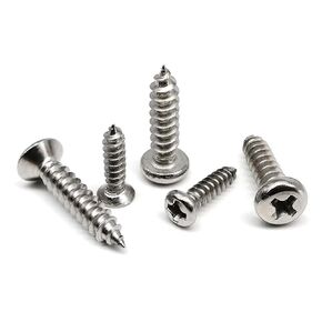 250-1010 قطعة 1 صندوق M1.2 M1.4 M1.7 M2 M3 M4 فيليبس شقة غاطسة مستديرة عموم رئيس الخشب الذاتي التنصت المسمار مزيج أحجام مجموعة 304 الفولاذ المقاوم للصدأ (غاطسة 1010 قطعة) in Kuwait