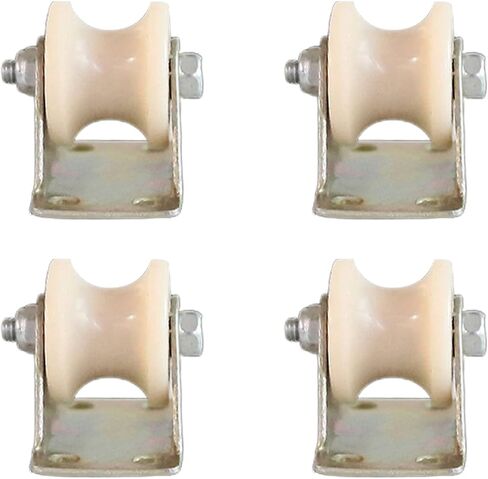 Roller Wheels, U-Groove Wheel Heavy Duty Nylon Caster,Sliding Door Pulley,for Inverted Track,Industrial Machines Carts,Wire Rope Rail,Rolling Gate(2in/50mm)(1.2in/32mm) in Saudi Arabia