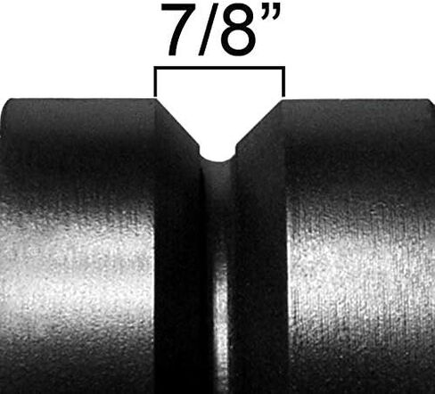 CasterHQ 6" X 2" V Groove Wheel 1000 LBS Capacity Replacement Wheel Commercial/Industrial Application Includes 3/4" Roller Bearing with 1/2" ID Spanner Bushing Bore 1/2" in Saudi Arabia