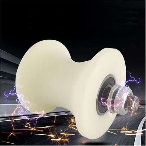 عجلات دوارة، بكرة PP، عجلة أخدود مسار على شكل حرف U، لقضيب أنبوب بقطر 40 مم و50 مم (للقطر) in Kuwait