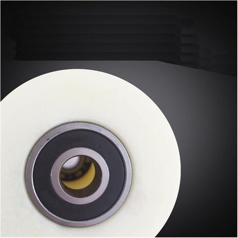 عجلات دوارة، بكرة PP، عجلة أخدود مسار على شكل حرف U، لقضيب أنبوب بقطر 40 مم و50 مم (للقطر) in Kuwait