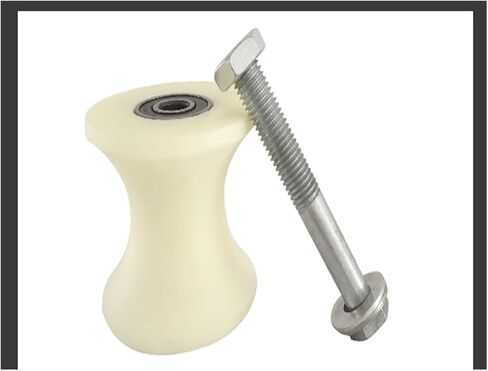 عجلات دوارة، بكرة PP، عجلة أخدود مسار على شكل حرف U، لقضيب أنبوب بقطر 40 مم و50 مم (للقطر) in Kuwait