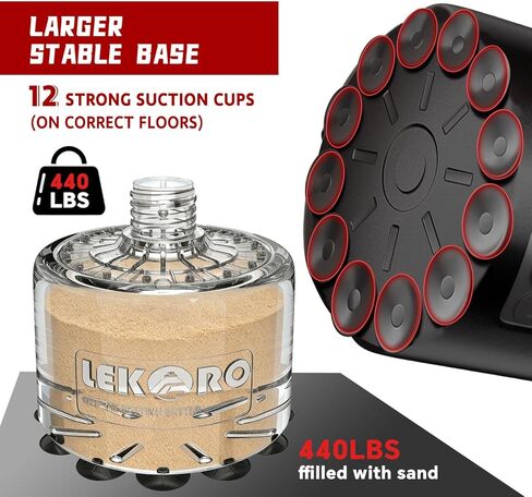 Freestanding Adjustable Punching Bag for Adults - 69" | Black Free Standing Training Heavy Bag with Suction Cup Base | Ideal for Martial Arts, Boxing, Kickboxing and Cardio Workouts in Saudi Arabia