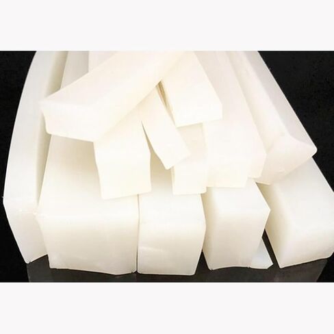 Rubber sheets, High-Density Rubber Rods,3 Meter Long Rectangle Square Silicone Sealing Strip Material White Solid Bar Rod Insulation, for Home Improvement Sheets(6mm x 6mm) in Kuwait