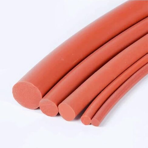 Rubber sheets, High-Density Rubber Rods, for Home Garden Silicone Gasket Trim Seal Strips O Ring Accessories(Diameter 7mm x1M) in Kuwait