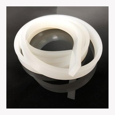 Rubber sheets, High-Density Rubber Rods,3 Meter Long Rectangle Square Silicone Sealing Strip Material White Solid Bar Rod Insulation, for Home Improvement Sheets(3mm x 20mm) in Saudi Arabia