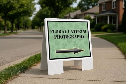 تصوير تقديم الطعام بالزهور، عيد القديس باتريك، البرسيم الأيرلندي الداكن، سهام على شكل حرف A، جانب واحد مقاس 23 × 23 بوصة. in Kuwait