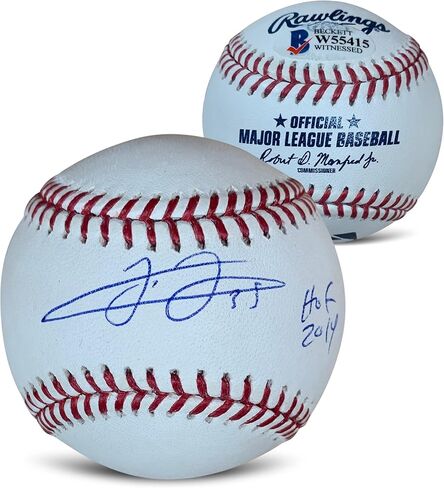 Frank Thomas Autographed Hall of Fame HOF 2014 Signed MLB Baseball Beckett COA With Display Case in Saudi Arabia