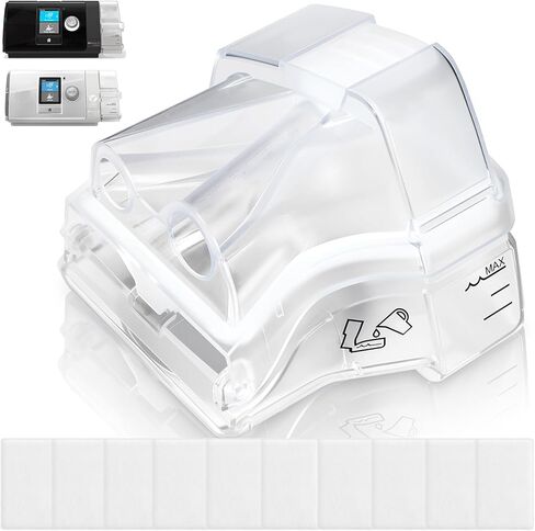 Water Chamber for ResMed AirSense 10, Replacement Water Tank with 24 Packs AirSense 10 Filters, Reliable Seal & Easy Install S10 CPAP Supplies in Saudi Arabia