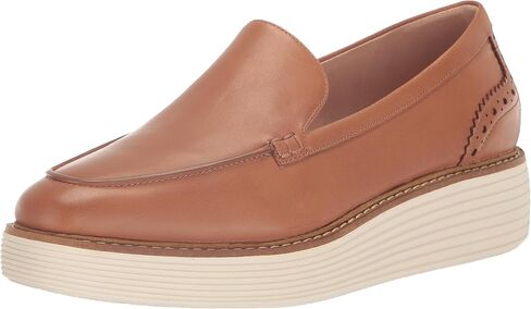 حذاء نسائي من Cole Haan ذو نعل سميك أصلي من Venetian، أسود/عاجي، 8 عرض in Kuwait