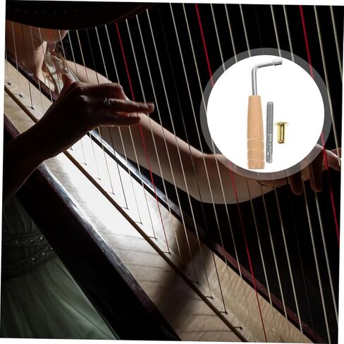LIFKOME 1Set Lyre Harp ضبط دبوس ومفتاح الربط أداة استبدال القيثارة المتينة لعشاق Lyre سهلة التركيب للموسيقيين in Saudi Arabia