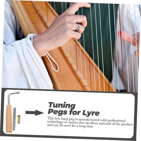 LIFKOME 1Set Lyre Harp ضبط دبوس ومفتاح الربط أداة استبدال القيثارة المتينة لعشاق Lyre سهلة التركيب للموسيقيين in Saudi Arabia