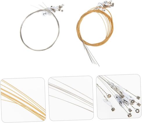 Toddmomy 1set String Lyre Replacement Harp Strings Standard Tension for Exceptional Tone Easy to Install Musical Instrument Accessories in Saudi Arabia