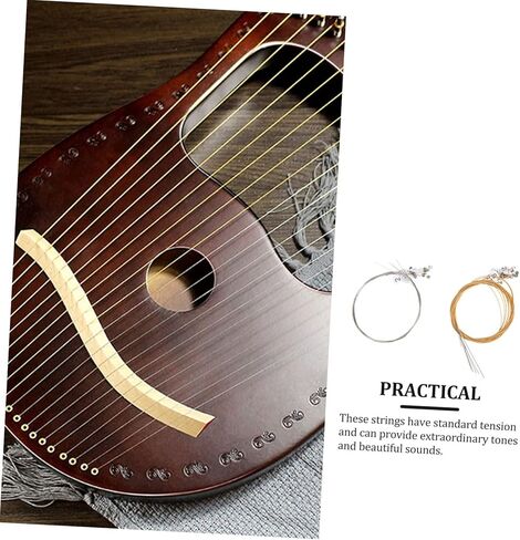Toddmomy 1set String Lyre Replacement Harp Strings Standard Tension for Exceptional Tone Easy to Install Musical Instrument Accessories in Saudi Arabia