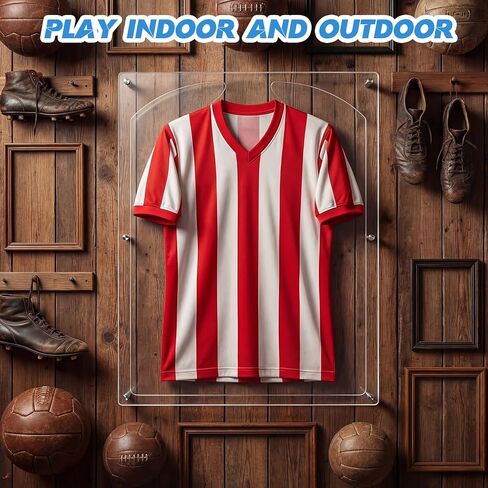 Thyle 32" x 24" Large Sports Jersey Display Case UV Protection Acrylic Wall Mount Display Frame for Football Hockey Basketball Baseball Uniforms Oversized Memorabilia Shadow Box Gift for Fans in Saudi Arabia