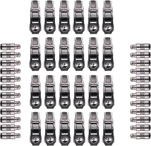 MaxPeedingRods 24 PCS 5184296AH ROCKER ARMS and WHAVTERS KIT FIT for Chrysler 200 300 Jeep Cherokee Wrangler ، for Dodge Challenger Charger RAM 1500 PROMASTER 3.6L يحل محل 5184296AG 5184333AA in Saudi Arabia