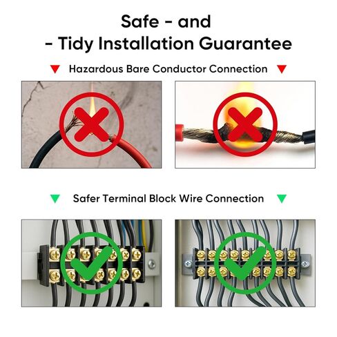 كتلة طرفية 2 ملفوفة 6 دوائر 30 أمبير 450 فولت محطات برغي مزدوجة الصف وموصلات 24 قطعة in Kuwait