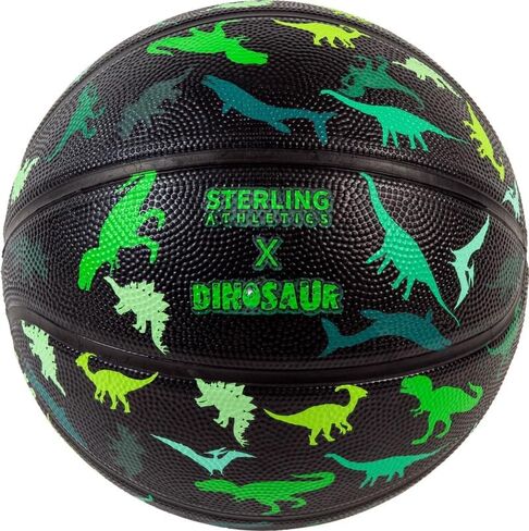 Sterling Athletics Dinosaur Camo Superior Grip Indoor/Outdoor Basketball - Junior Size 5 (27.5") in Saudi Arabia