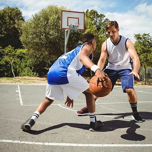 Basketball Shooting Trainer Aid 5.3 Inch Basketball Training Equipment Finger Spread Aids for Youth and Adult, Pack of 2, Blue and Black(L) in Saudi Arabia