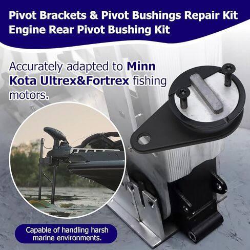 Pivot Brackets & Pivot Bushings Repair Kit Engine Rear Pivot Bushing Kit Fits for Minn Kota Ultrex & Fortrex Trolling Motors, Replacement 2281932 2287300 2283411 in Saudi Arabia