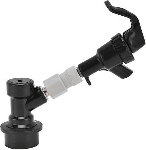 Beer Keg Tap, Portable Beer Faucet for Outdoor Picnic Party Barbecue, Black Plastic Beer Tap Plug with Lock, to Use ABS Material for Homemade Wine and Drinks in Kuwait