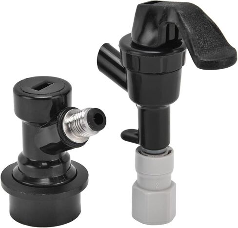 Beer Keg Tap, Portable Beer Faucet for Outdoor Picnic Party Barbecue, Black Plastic Beer Tap Plug with Lock, to Use ABS Material for Homemade Wine and Drinks in Kuwait