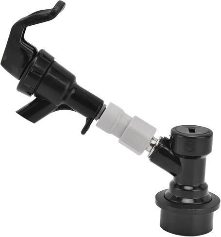Beer Keg Tap, Portable Beer Faucet for Outdoor Picnic Party Barbecue, Black Plastic Beer Tap Plug with Lock, to Use ABS Material for Homemade Wine and Drinks in Kuwait