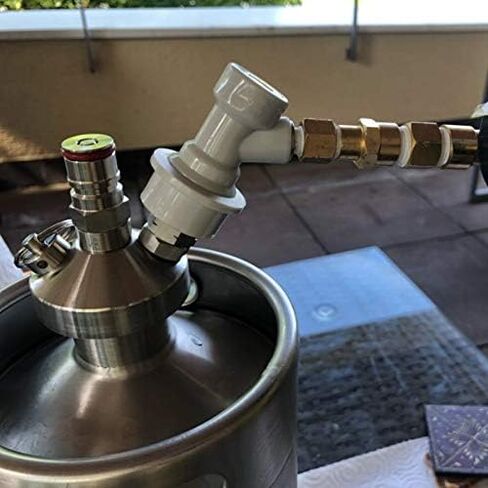 Ball Lock Mini Keg Tap Dispenser for Mini Beer Keg Stainless Steel Dispenser Homebrew Spear 3.6L/5L/10L Beer Tool in Saudi Arabia
