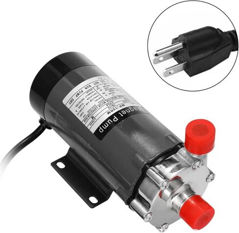 304 Stainless Head Homebrew Pump 15R High Temperature Resisting 140C Magnetic Pump Home Brew Beer Brewing UK in Saudi Arabia