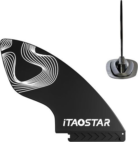 iTAOSTAR L02 Series SUP Center Fin Replacement - Quick Release Detachable Fin for Enhanced Stability on Inflatable Paddle Boards (1 Fin Kit) in Kuwait