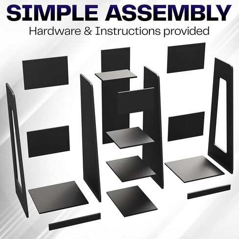 منظم حقائب الجولف من لايف فايندز، حامل تخزين للمرآب مع مقصورتين جانبيتين، 3 مكعبات وسطية، وأكثر من ذلك، أسود، LF-GBS1 in Kuwait