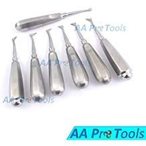 AA PRO Set of 7 Dental Root Elevator Cryer # 44,45,25,26,4L,4R &1L -German Grade Stainless A+ Quality in Saudi Arabia