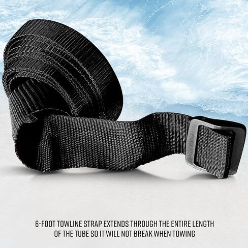 أنبوب إنقاذ الإنقاذ EMS XTRM مع صافرة مطابقة - ضمان سلامة المياه لحارس الحياة يطفو على الشواطئ وحمامات السباحة والواجهات المائية - متوفر بمقاس 40 بوصة و50 بوصة in Kuwait