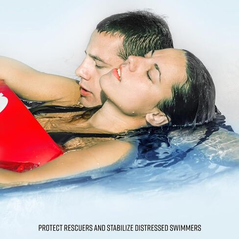 أنبوب إنقاذ الإنقاذ EMS XTRM مع صافرة مطابقة - ضمان سلامة المياه لحارس الحياة يطفو على الشواطئ وحمامات السباحة والواجهات المائية - متوفر بمقاس 40 بوصة و50 بوصة in Kuwait