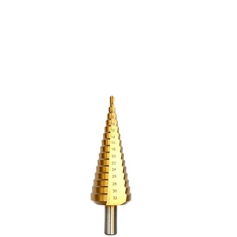 Step Drill Bits Spiral Straight Grooved Triangle Hex Quick Change Shank 1Pcs(Size:6-35mm(13 Steps)), Type 3 in Saudi Arabia
