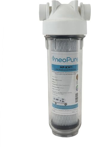 Neo-Pure KW1 Replacement Filter Cartridge – Compatible with Select Under-Sink Filtration Systems, Carbon Block Water Filter for RCS/FR1 Housings in Forest River Campers, Boats, and RVs in Saudi Arabia
