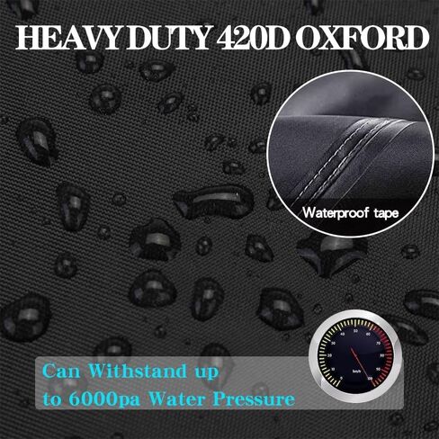 أغطية القارب العائم 420D من قماش أكسفورد وطلاء البولي يوريثان المقاوم للتمزق وغطاء القارب العائم القابل للقطر يناسب عرض الشعاع من 17 إلى 20 بوصة: حتى 102 بوصة in Kuwait