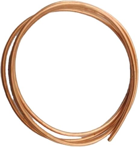 Refrigeration Tubing, Soft Coil Copper Tubing,Copper Tube OD 8mm x ID 6mm Length 6.56 Ft in Kuwait