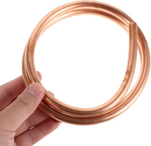 NUOBESTY Pure Copper Tube 10mm Od X 8mm Id Soft Coil Tubing 1 Meter for Refrigeration Air Conditioner Copper Refrigeration Coil Commercial Ac in Saudi Arabia