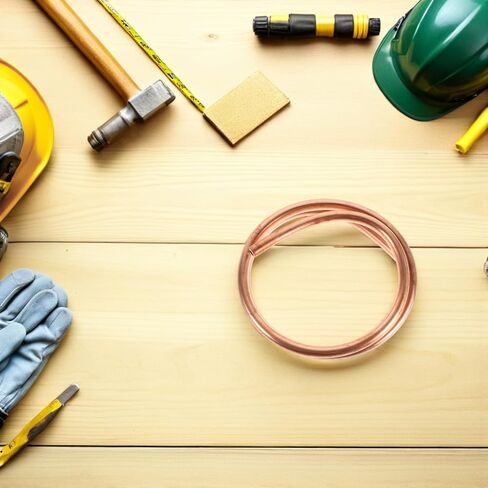 NUOBESTY Pure Copper Tube 10mm Od X 8mm Id Soft Coil Tubing 1 Meter for Refrigeration Air Conditioner Copper Refrigeration Coil Commercial Ac in Saudi Arabia