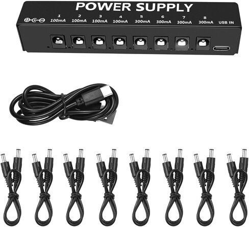 دواسة الجيتار مزود طاقة لدواسة التأثير، 8 مخرج تيار مستمر معزول لدواسة 9 فولت، سوبر ميني in Kuwait