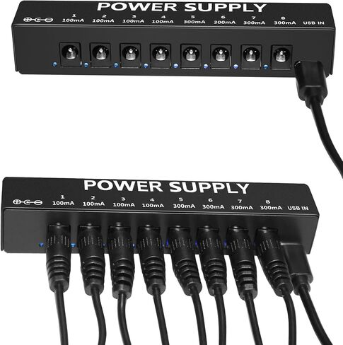 دواسة الجيتار مزود طاقة لدواسة التأثير، 8 مخرج تيار مستمر معزول لدواسة 9 فولت، سوبر ميني in Kuwait