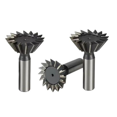 1pc Dovetail Milling Cutter 45°/55°/60° HSS High-Speed Steel CNC Tool Slotting Tool(16mm*45° 10T) in Saudi Arabia
